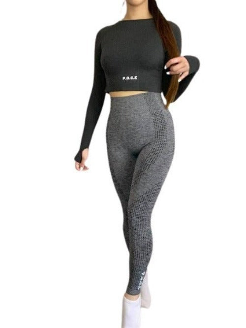 P.O.S.E Emanate High Waisted Seamless Gym Leggings