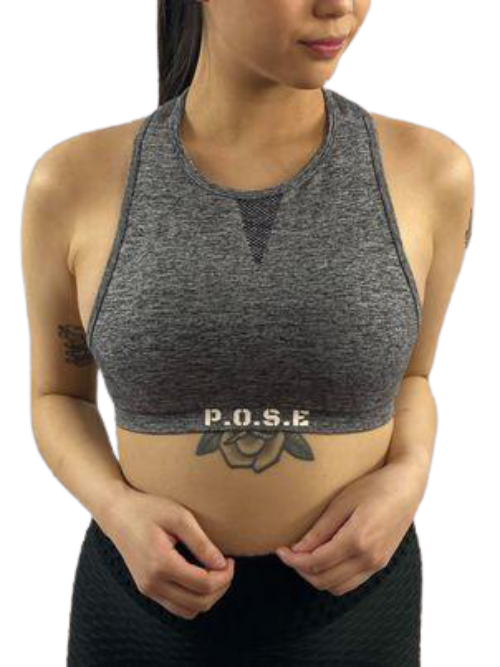  Gym Sports Bra Grey