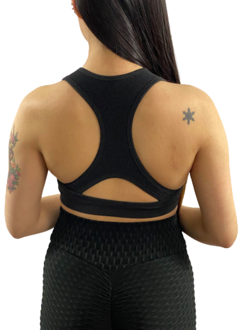  Gym Sports Bra back black
