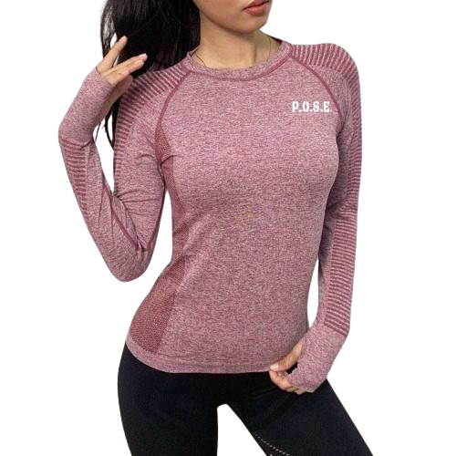 P.O.S.E Compel Long Sleeve Gym Sports Top